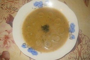 Supa de praz cu cartofi si vin1222